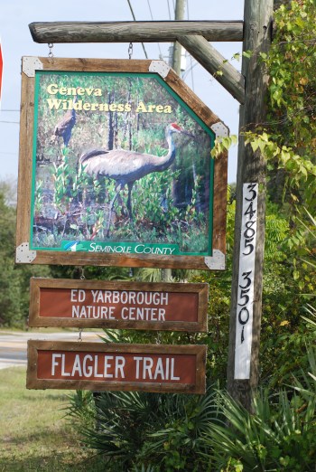 Entrance Sign on SR 426