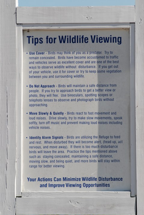 Helpful Instructional Signage