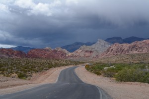 Just outside the scenic drive at Red Rock Conservation Area in Nevada